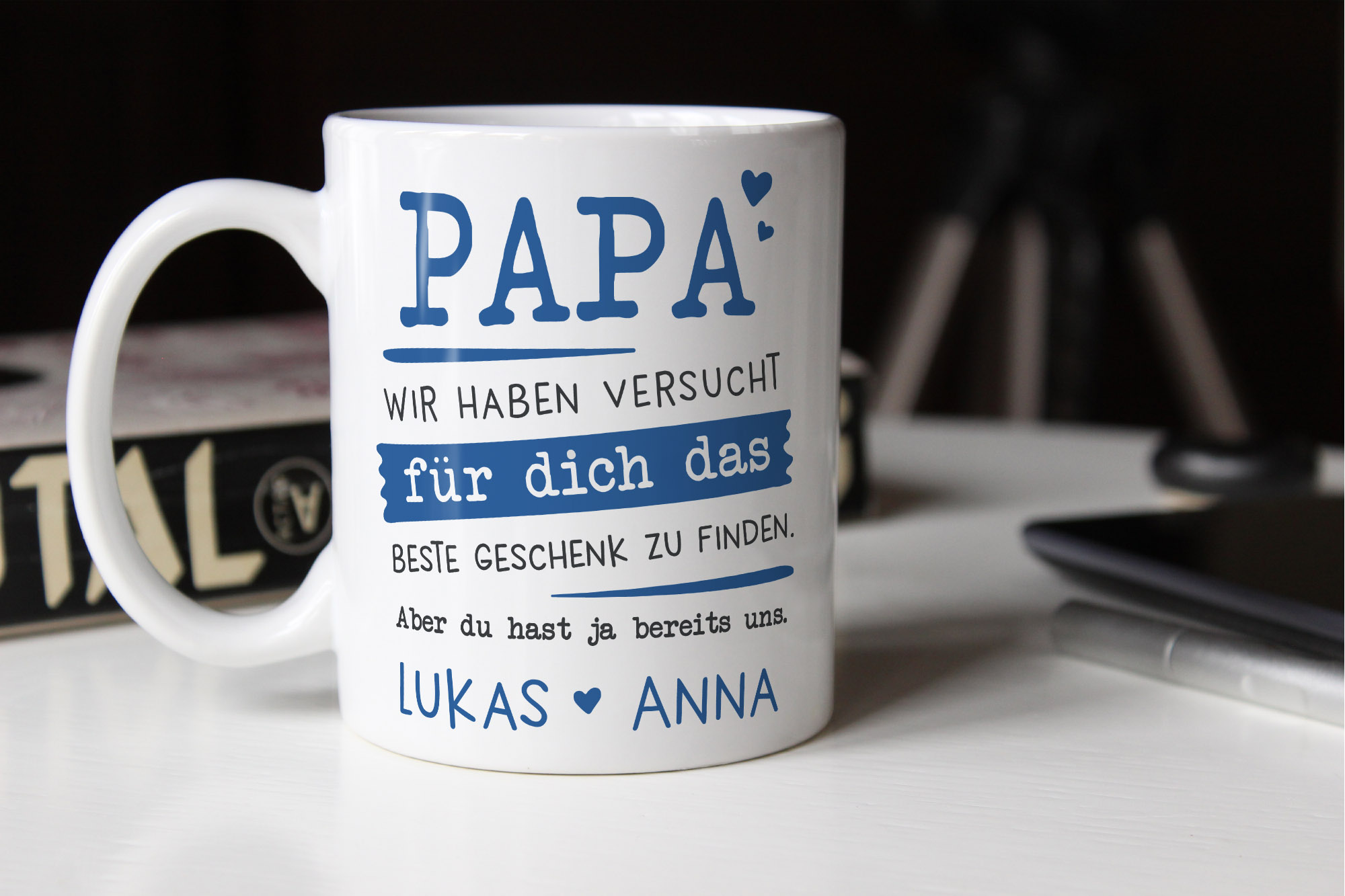 Tasse Personalisiertes Geschenk Spruch Papa/Mama/Oma/Opa Wir Habe Versucht Fuer Dich Das Beste Geschenk Zu Finden Anpassbare Namen Specialme  70 87439
