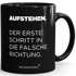 Tasse Sarkasmus Geschenke Spruch Schwarzer Humor Bürotasse Morgenmuffel Demotivation MoonWorks®preview