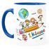 Tasse Schulkind Geschenk Einschulung 1. Klasse Strichmännchen lustig Kindertasse aus Keramik für Jungen Mädchen SpecialMe®preview