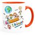Tasse Schulkind Geschenk Einschulung 1. Klasse Strichmännchen lustig Kindertasse aus Keramik für Jungen Mädchen SpecialMe®preview