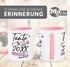 Tasse Schwangerschaft Loading Jahreszahl anpassbar Geschenk werdende Mama Papa Oma Opa Tante Onkel Patentante Patenonkel Moonworks®preview