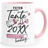 Tasse Schwangerschaft Loading Jahreszahl anpassbar Geschenk werdende Mama Papa Oma Opa Tante Onkel Patentante Patenonkel Moonworks®preview
