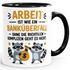 Tasse Spruch Arbeit ist wie ein Banküberfall Bürotasse Geschenk Kollegen Team lustige Kaffeebecher MoonWorks®preview