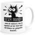Tasse Spruch Arbeit Job Motiv Katze Lustig Dieser Moment Bürotasse lustige Kaffeebecher MoonWorks®preview