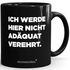 Tasse Spruch Arbeit Sarkasmus schwarzer Humor Kollegen Geschenk Bürotasse Kaffeebecher Lustig MoonWorks®preview