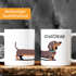 Tasse Spruch Dackel Longdrink Geschenk für Teckelfreunde Hundeliebhaber Bürotasse lustige Kaffeebecher MoonWorks®preview