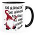 Tasse Spruch Ein Glühwein Swei Glühwein-Becher Wichtel Weihnachtsmarkt Geschenk Bürotasse lustige Kaffeebecher MoonWorks®preview