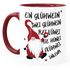 Tasse Spruch Ein Glühwein Swei Glühwein-Becher Wichtel Weihnachtsmarkt Geschenk Bürotasse lustige Kaffeebecher MoonWorks®preview