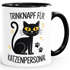 Tasse Spruch Katze Trinknapf für Katzenpersonal Geschenkidee Katzenbesitzer Bürotasse lustige Kaffeebecher SpecialMe®preview