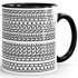 Tasse Spruch keine Menschen - Undercover Text - Bürotasse mit versteckter Botschaft - lustige Kaffeebecher - Keramik MoonWorks®preview