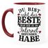 Tasse Spruch Liebe lustig Das Beste was ich im Internet gefunden habe Geschenk Jahrestag für Sie und Ihn Moonworks®preview