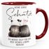 Tasse Spruch Liebe Lustig Keine Sorge Schatz ich werde dich für den Rest deines Lebens nerven Geschenk SpecialMe®preview