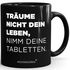 Tasse Spruch Sarkasmus schwarzer Humor Arbeitskollegen Geschenk lustig Bürotasse demotivierender Kaffeebecher MoonWorks®preview