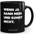 Tasse Spruch Schwarzer Humor Geschenke Arbeitskollegen Demotivation Anti Affirmation Büro Gadget MoonWorks®preview