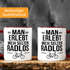 Tasse Spruch Spruch Fahrradfahrer Man erlebt mich selten radlos Statement Geschenkidee Bike-Freunde lustige Kaffeebecher MoonWorks®preview