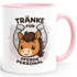 Tasse Spruch Tränke für Pferdepersonal Geschenk Reiterinnen Pferdeliebhaber & Pferdemädchen Keramik SpecialMe®preview
