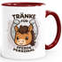 Tasse Spruch Tränke für Pferdepersonal Geschenk Reiterinnen Pferdeliebhaber & Pferdemädchen Keramik SpecialMe®preview