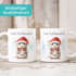 Tasse {style_variation_string} Frohe Weihnachten Design Geschenkidee Weihnachtstasse mit Tieren Illustration SpecialMe®preview