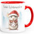 Tasse {style_variation_string} Frohe Weihnachten Design Geschenkidee Weihnachtstasse mit Tieren Illustration SpecialMe®preview