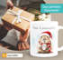 Tasse {style_variation_string} Frohe Weihnachten Design Geschenkidee Weihnachtstasse mit Tieren Illustration SpecialMe®preview