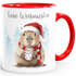Tasse {style_variation_string} Frohe Weihnachten Design Geschenkidee Weihnachtstasse mit Tieren Illustration SpecialMe®preview
