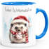 Tasse {style_variation_string} Frohe Weihnachten Design Geschenkidee Weihnachtstasse mit Tieren Illustration SpecialMe®preview