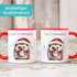 Tasse {style_variation_string} Frohe Weihnachten Design Geschenkidee Weihnachtstasse mit Tieren Illustration SpecialMe®preview