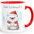Tasse {style_variation_string} Frohe Weihnachten Design Geschenkidee Weihnachtstasse mit Tieren Illustration SpecialMe®preview