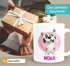 Tasse {styleVariationName} Geschenk personalisiert mit Namen Kindertasse aus Keramik für Jungen Mädchen SpecialMe®preview