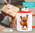 Tasse {styleVariationName} Geschenk personalisiert mit Namen Kindertasse aus Keramik für Jungen Mädchen SpecialMe®preview
