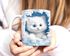 Tasse Weihnachten 3D Illusion Katze Schneemann Weihnachtsmann Wintertasse XMAS Weihnachtsgeschenk Moonworks®preview