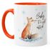 Tasse Weihnachten Baby it`s cold outside Spruch Fuchs Winter Schnee Fox Weihnachtsbecher Weihnachtstasse Autiga®preview