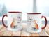 Tasse Weihnachten Baby it`s cold outside Spruch Fuchs Winter Schnee Fox Weihnachtsbecher Weihnachtstasse Autiga®preview