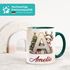 Tasse Weihnachten Buchstabe Initiale  personalisiert mit Namen Geschenk Nikolaus Advent SpecialMe®preview