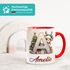 Tasse Weihnachten Buchstabe Initiale  personalisiert mit Namen Geschenk Nikolaus Advent SpecialMe®preview