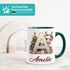 Tasse Weihnachten Buchstabe Initiale  personalisiert mit Namen Geschenk Nikolaus Advent SpecialMe®preview
