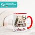 Tasse Weihnachten Buchstabe Initiale  personalisiert mit Namen Geschenk Nikolaus Advent SpecialMe®preview
