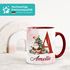 Tasse Weihnachten Buchstabe Initiale Weihnachtsmann personalisiert Name persönliches Geschenk SpecialMe®preview