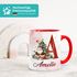 Tasse Weihnachten Buchstabe Initiale Weihnachtsmann personalisiert Name persönliches Geschenk SpecialMe®preview