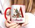 Tasse Weihnachten Buchstabe Initiale Weihnachtsmann personalisiert Name persönliches Geschenk SpecialMe®preview