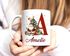 Tasse Weihnachten Buchstabe Initiale Weihnachtsmann personalisiert Name persönliches Geschenk SpecialMe®preview