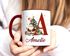 Tasse Weihnachten Buchstabe Initiale Weihnachtsmann personalisiert Name persönliches Geschenk SpecialMe®preview