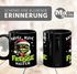 Tasse Weihnachten fallt aus Grinch Geschenkidee Weihnachtsmuffel Kaffebecher mit Aufdruck Lustig MoonWorks®preview