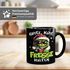 Tasse Weihnachten fallt aus Grinch Geschenkidee Weihnachtsmuffel Kaffebecher mit Aufdruck Lustig MoonWorks®preview