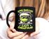 Tasse Weihnachten Grinch Geschenkidee Weihnachtsmuffel Kaffebecher mit Aufdruck Lustig MoonWorks®preview