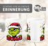 Tasse Weihnachten Grinch personalisierbar mit Name Wunschname Geschenkidee Weihnachtsmuffel MoonWorks®preview