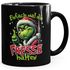 Tasse Weihnachten Grinch Spruch Einfach mal die Fresse halten Geschenk Weihnachtsmuffel Morgenmuffel Bürotasse Lustig MoonWorks®preview