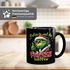 Tasse Weihnachten Grinch Spruch Einfach mal die Fresse halten Geschenk Weihnachtsmuffel Morgenmuffel Bürotasse Lustig MoonWorks®preview