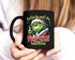 Tasse Weihnachten Grinch Spruch Einfach mal die Fresse halten Geschenk Weihnachtsmuffel Morgenmuffel Bürotasse Lustig MoonWorks®preview