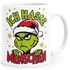 Tasse Weihnachten Grinch Spruch Lustig keine Menschen Geschenkidee Weihnachtsmuffel MoonWorks®preview